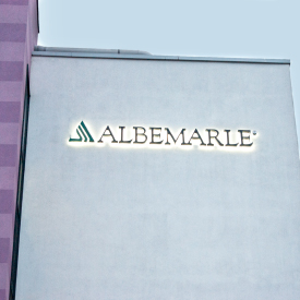 Advertising system for ALBEMARLE