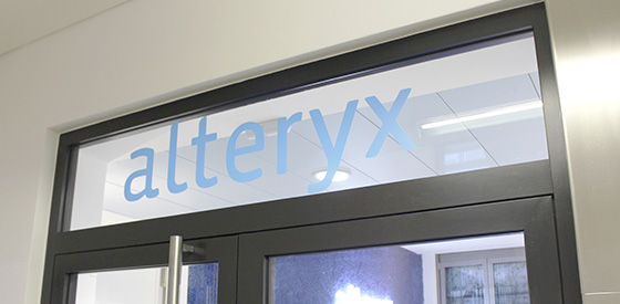 Branding for the new Alteryx Office in Munich