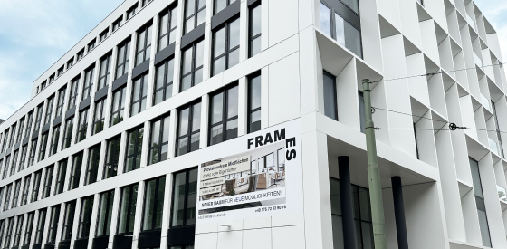 Marketing communication for the "FRAMES" in Frankfurt