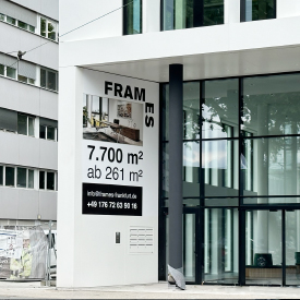 Marketing communication for the "FRAMES" in Frankfurt