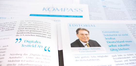 Corporate Publishing: Layout definition for the Economic Advisory Council Bavaria