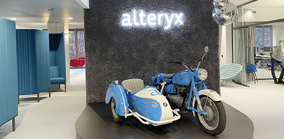 Branding for the new Alteryx Office in Munich / 02/11/2020 / News / Gerd  Ortner Advertising